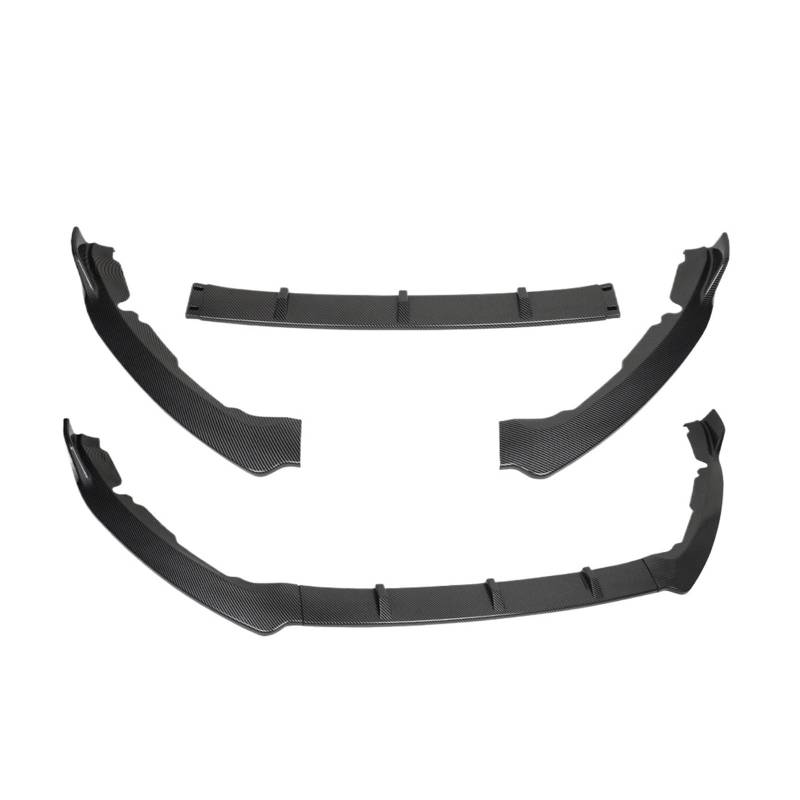 DDGHAE Auto Vorderen Stoßfänger Kompatibel for Fusion/Mondeo 2017 2018 2019 2020 2021 2022 Splitter Lip Diffusor Body Kit Spoiler Schutz(Carbon Fiber Look-01) von DDGHAE