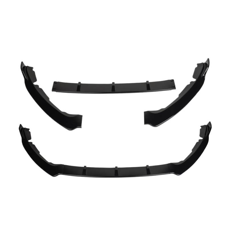 DDGHAE Auto Vorderen Stoßfänger Kompatibel for Fusion/Mondeo 2017 2018 2019 2020 2021 2022 Splitter Lip Diffusor Body Kit Spoiler Schutz(Gloss Black-01) von DDGHAE
