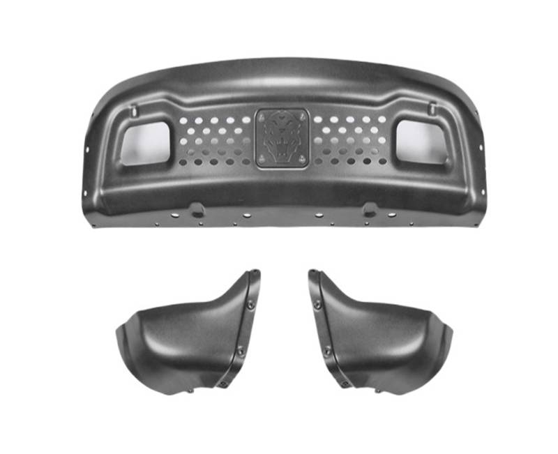 DDGHAE Auto Vorderen Stoßfänger Kompatibel for Jeep Grand Cherokee 2014-2021 ABS Glanz Schwarz Diffusor Protector Guard Skid Platte(14-16 Gray) von DDGHAE