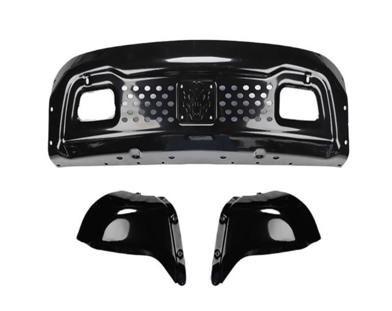 DDGHAE Auto Vorderen Stoßfänger Kompatibel for Jeep Grand Cherokee 2014-2021 ABS Glanz Schwarz Diffusor Protector Guard Skid Platte(14-16 bright black) von DDGHAE