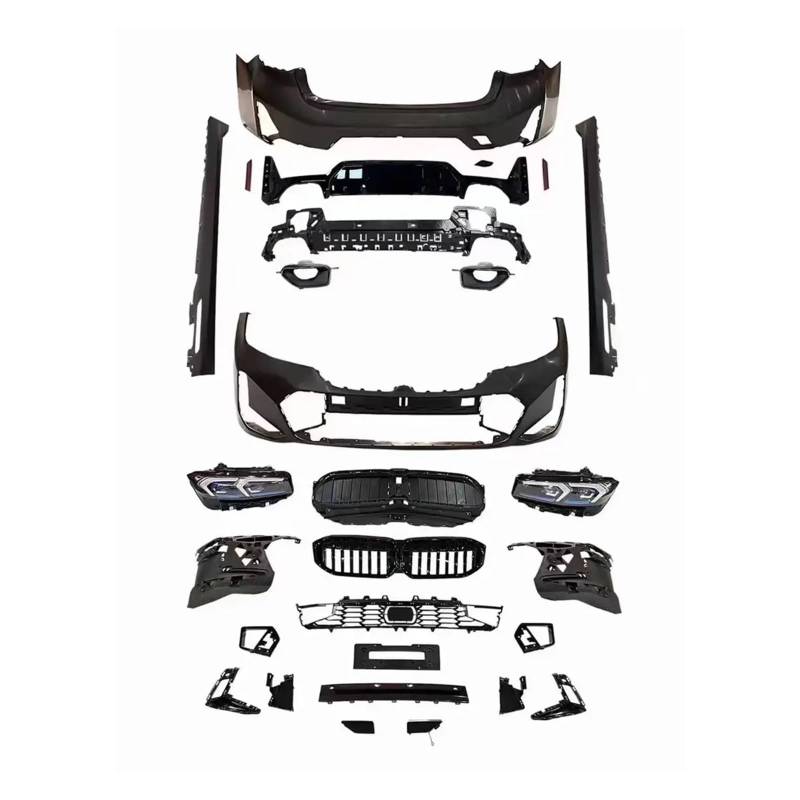 DDGHAE Auto vorne hinten Stoßstange kompatibel for BMW 3er G20G28 modifiziert große Surround M8M3GS380 alte modifizierte 19-22 modifizierte 23 Modelle M Kit von DDGHAE