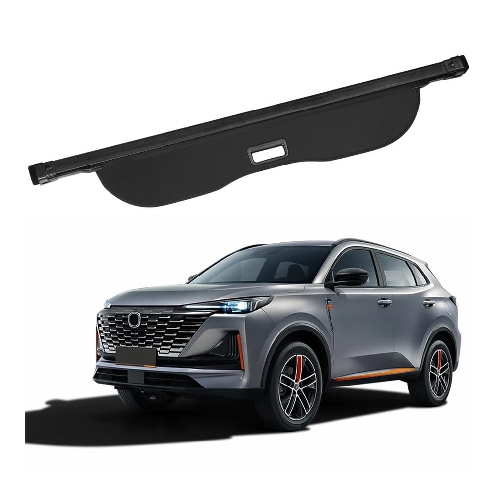 DDGHAE Einziehbare Gepäckraumabdeckung for das Auto, kompatibel mit Changan CS35/CS55/CS75 Plus, Kofferraumabdeckung, Sicherheitsvorhang(CS35 Plus) von DDGHAE