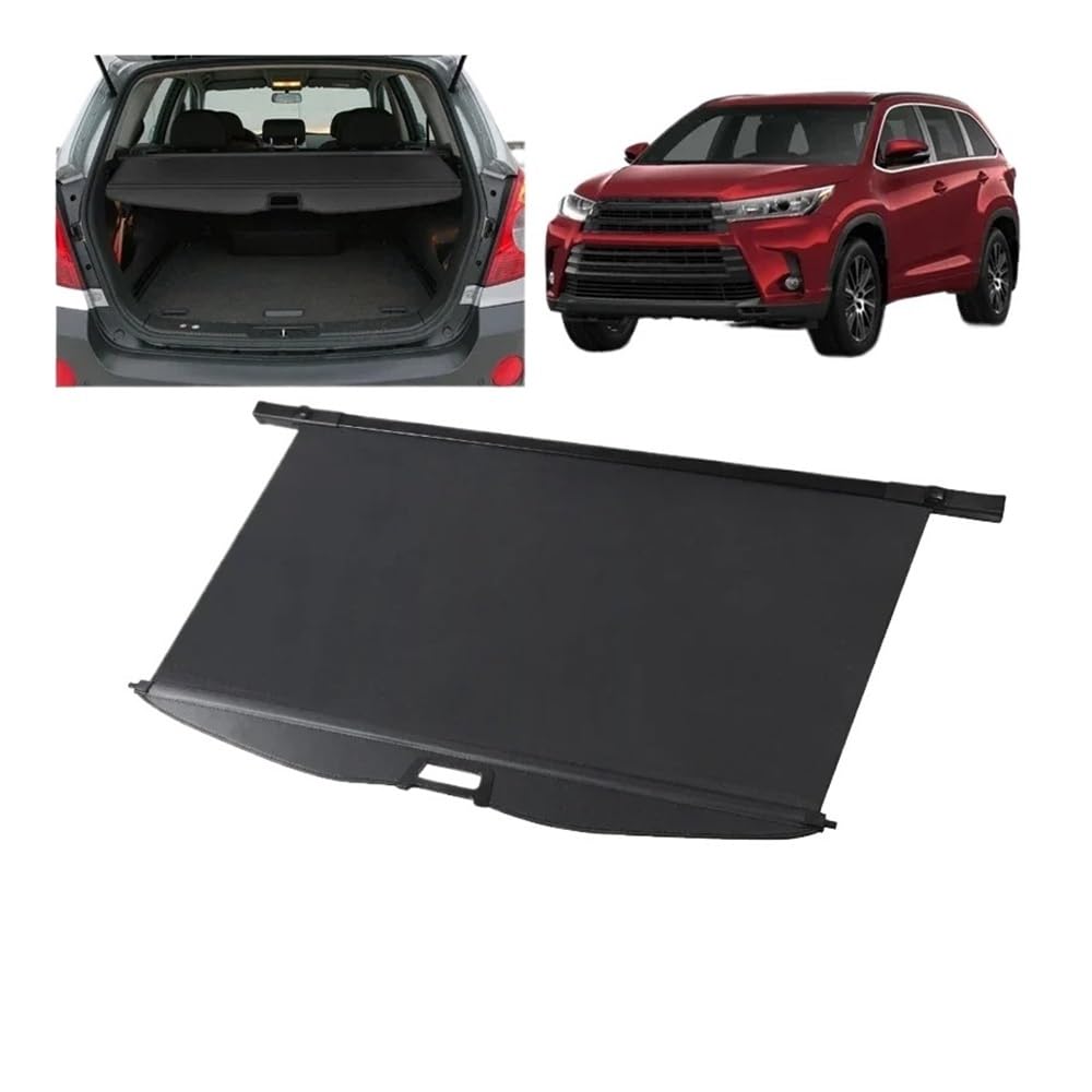 DDGHAE Einziehbare Kofferraumabdeckung Kompatibel mit Toyota Highlander 2020 2021 2022 | Gepäckabdeckung & Diebstahlschutz | Anti-Rutsch-Design DDGHAE Einziehbare Kofferraumabdeckung Kompatibel mit Toyota Highlander 2020 2021 2022 | Gepäckabdeckung & Diebstahlschutz | Anti-Rutsch-Design von DDGHAE