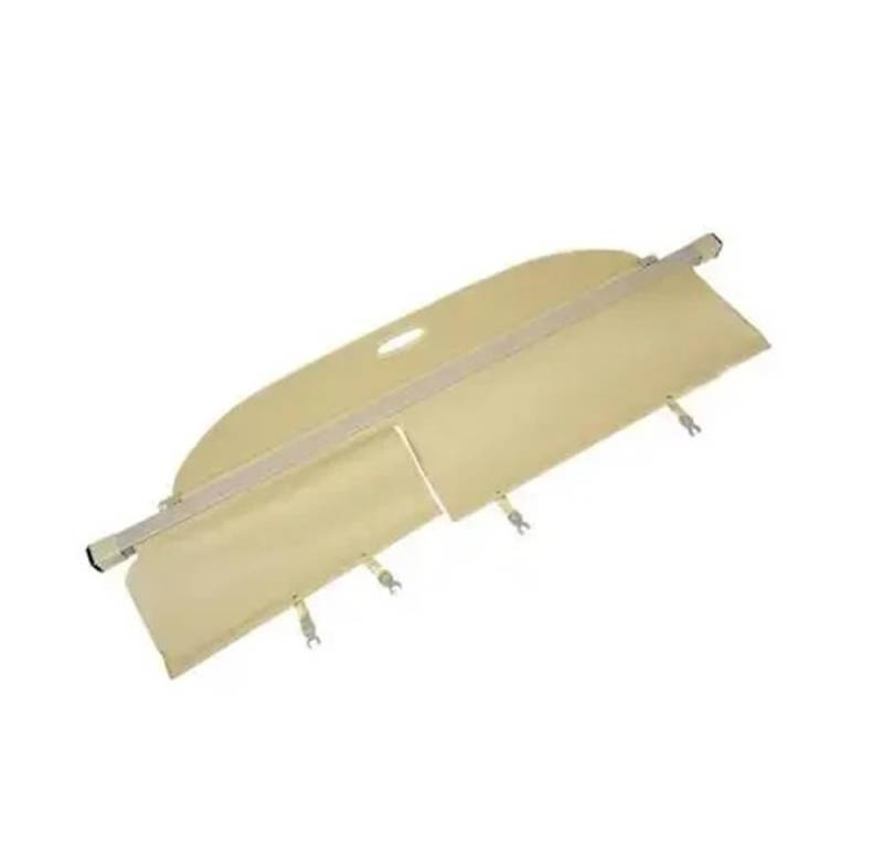 DDGHAE Einziehbare Laderaumabdeckung for das Auto, kompatibel mit Ford Edge 2016 2017 2018 2019 2020 2021 2022 2023 2024, Sonnenschutz, Vorhang, Trennwand, Sichtschutz, Sicherheitszubehör(Beige1) von DDGHAE