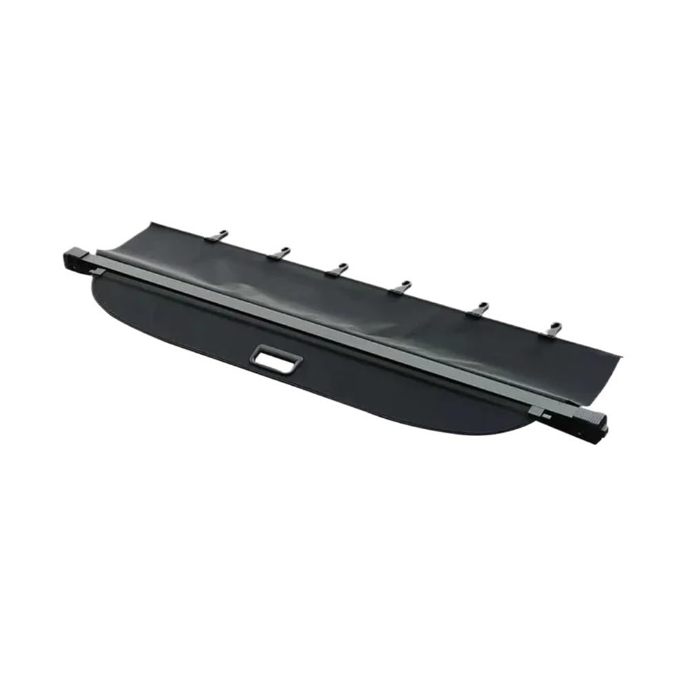 DDGHAE Einziehbare Laderaumabdeckung for das Auto, kompatibel mit Ford Edge 2016 2017 2018 2019 2020 2021 2022 2023 2024, Sonnenschutz, Vorhang, Trennwand, Sichtschutz, Sicherheitszubehör(Black) von DDGHAE