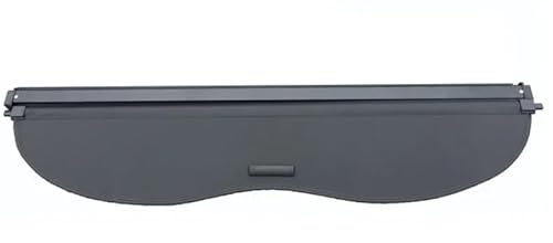 DDGHAE Einziehbare Laderaumabdeckung for das Auto, kompatibel mit Infiniti JX35 2011 2012 2013, Sonnenschutzvorhang, Trennwand, Sichtschutz, Sicherheitszubehör, Laderaumabdeckung(Leather Black) von DDGHAE