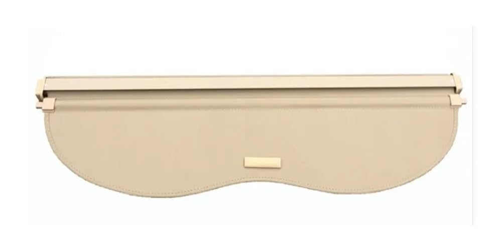 DDGHAE Einziehbare Laderaumabdeckung for das Auto, kompatibel mit Infiniti QX60 2013–2021, Sonnenschutzvorhang, Trennwand, Sichtschutz, Sicherheitszubehör, Laderaumabdeckung(Canvas Beige) von DDGHAE