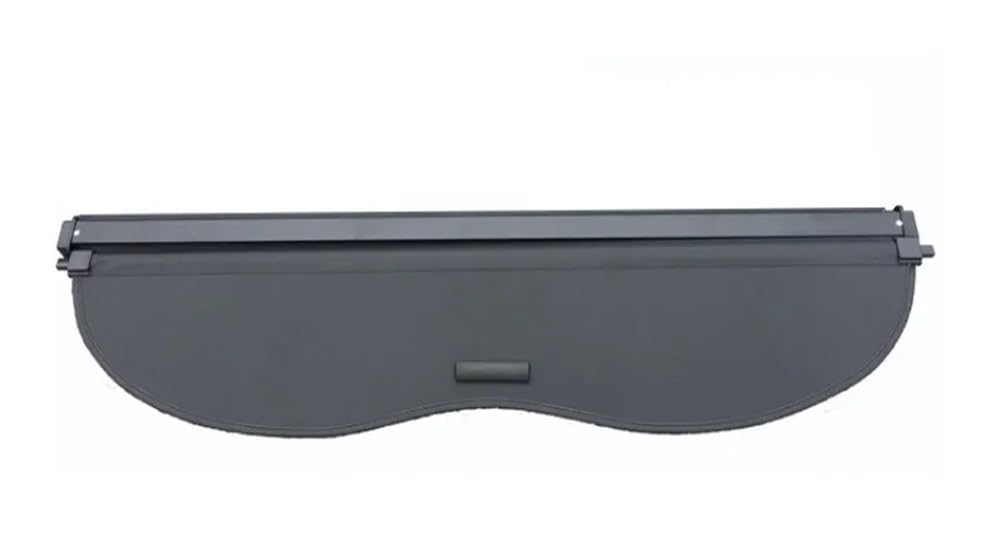 DDGHAE Einziehbare Laderaumabdeckung for das Auto, kompatibel mit Infiniti QX60 2013–2021, Sonnenschutzvorhang, Trennwand, Sichtschutz, Sicherheitszubehör, Laderaumabdeckung(Leather Black) von DDGHAE