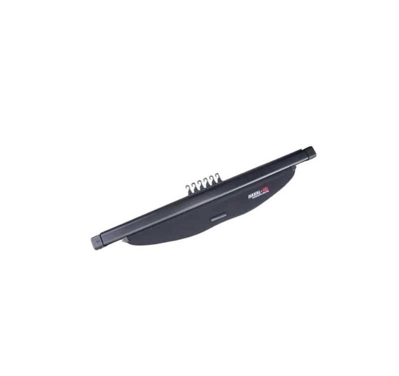 DDGHAE Einziehbare Schwarze Kofferraumabdeckung aus Segeltuch, kompatibel mit Haval H6 2022 | Laderaumabdeckung und Sichtschutz | Rutschfestes Design von DDGHAE
