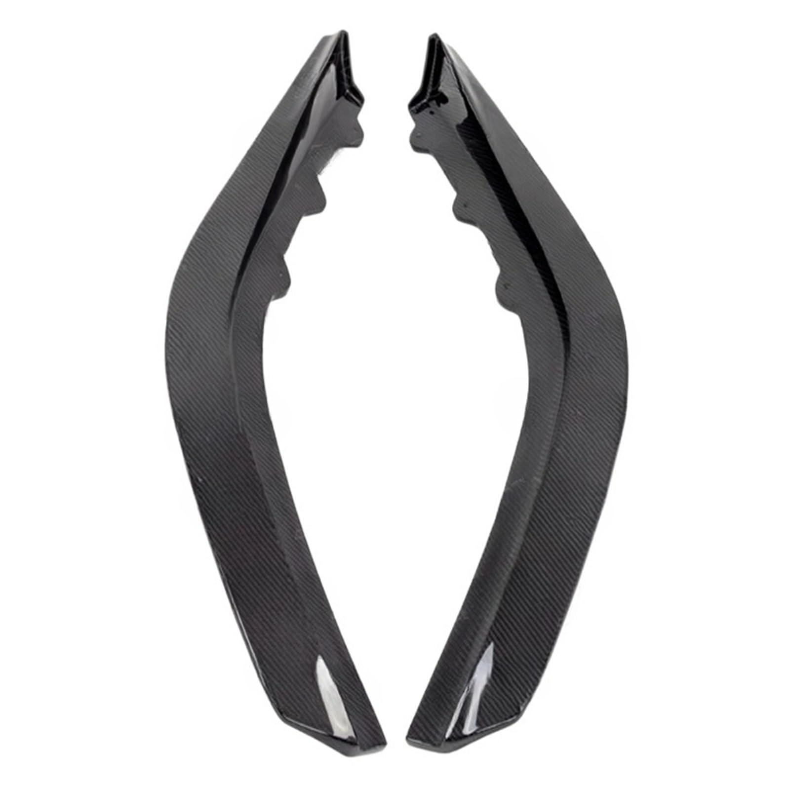 DDGHAE Ersatz for die vordere Stoßstange, kompatibel mit Ferrari F458 Italia/Spider 2011 2012–2013 (JSKFR5811071). Frontsplitter aus Kohlefaser im JSK-Stil von DDGHAE