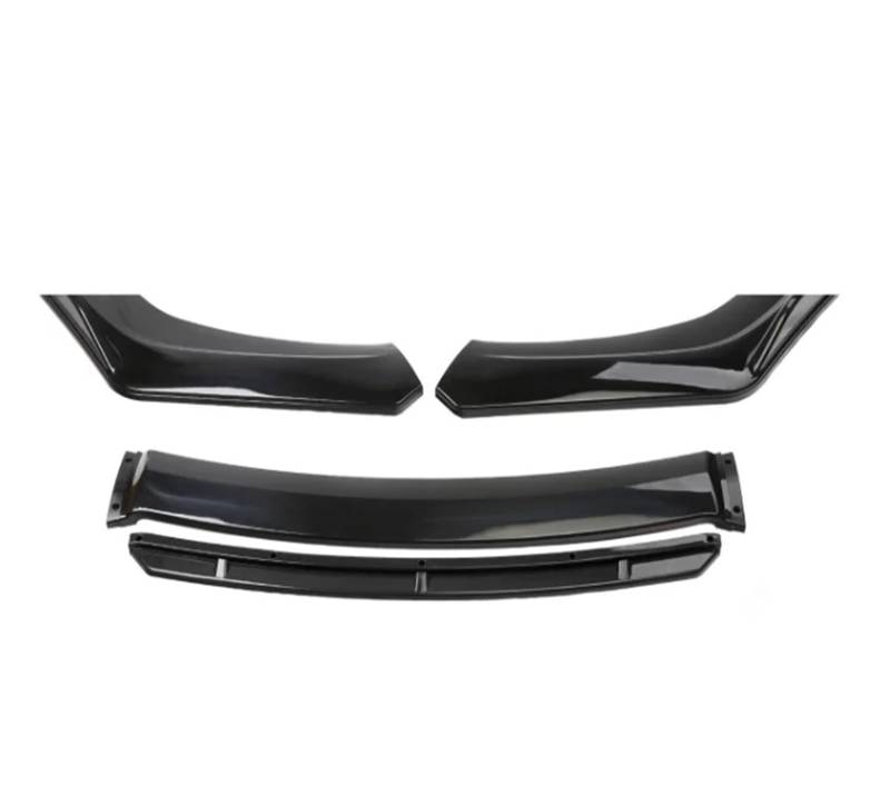 DDGHAE Frontstoßstange Kompatibel for AUDI A4 S4 Quattro 2005-2022 Lip Side Splitter Diffusor Body Kit Spoiler Guards Universal Autozubehör(Black) von DDGHAE