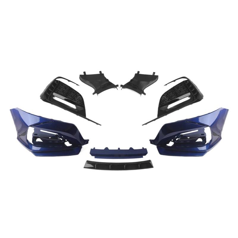 DDGHAE Frontstoßstange Kompatibel for Accord 10th 2018 2019 2020 2021 Abdeckung Surround Molding Trim Auto Gehäuse Ansaughaube Splitter Spoiler Kit(Blue) von DDGHAE