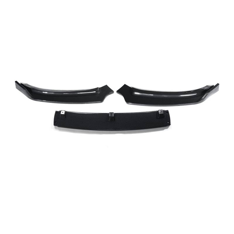 DDGHAE Frontstoßstange Kompatibel for Audi A4 B8.5 2013-2016 Autozubehör, Lippenspoiler Seitensplitter Canards Deflektor Diffusor Body Kit Guards(Carbon Fiber Look) von DDGHAE