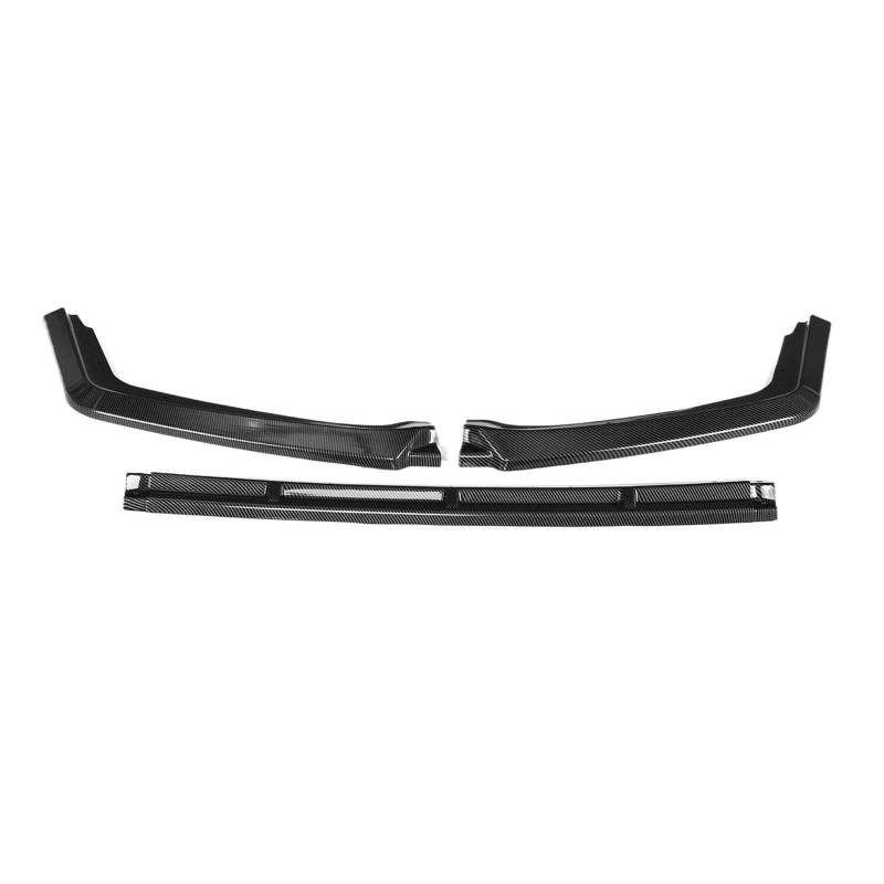 DDGHAE Frontstoßstange Kompatibel for Civic Hatchback 2016-2021Lip Spoiler Seite Splitter Körper Kit Guard Deflector Auto Tuning Carbon Look von DDGHAE