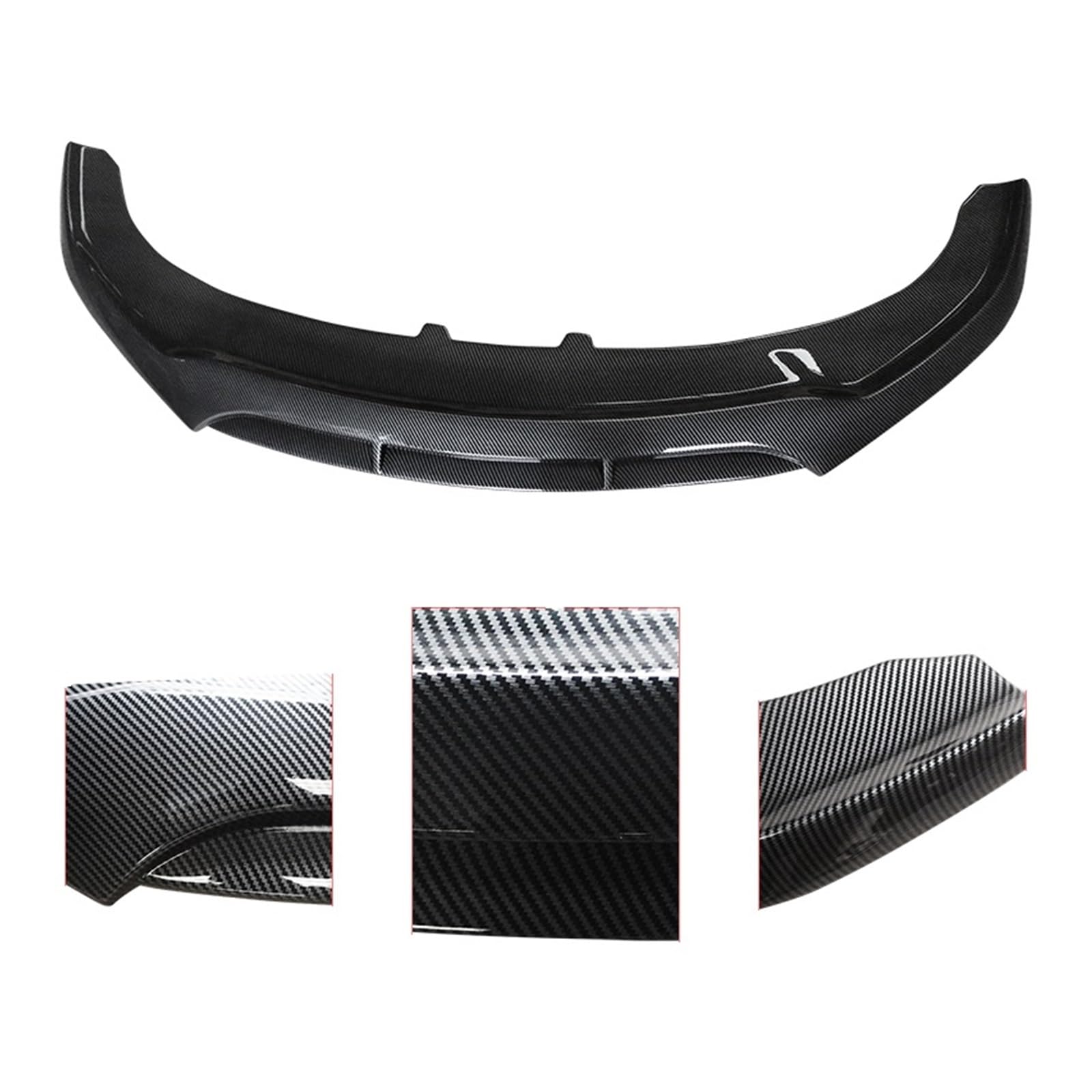 DDGHAE Frontstoßstange Kompatibel for Dodge Charger 2019-2022 Widebody Lip Splitter Stoßstange Körper Spoiler, Frontlippe(Carbon Fiber Coating) von DDGHAE