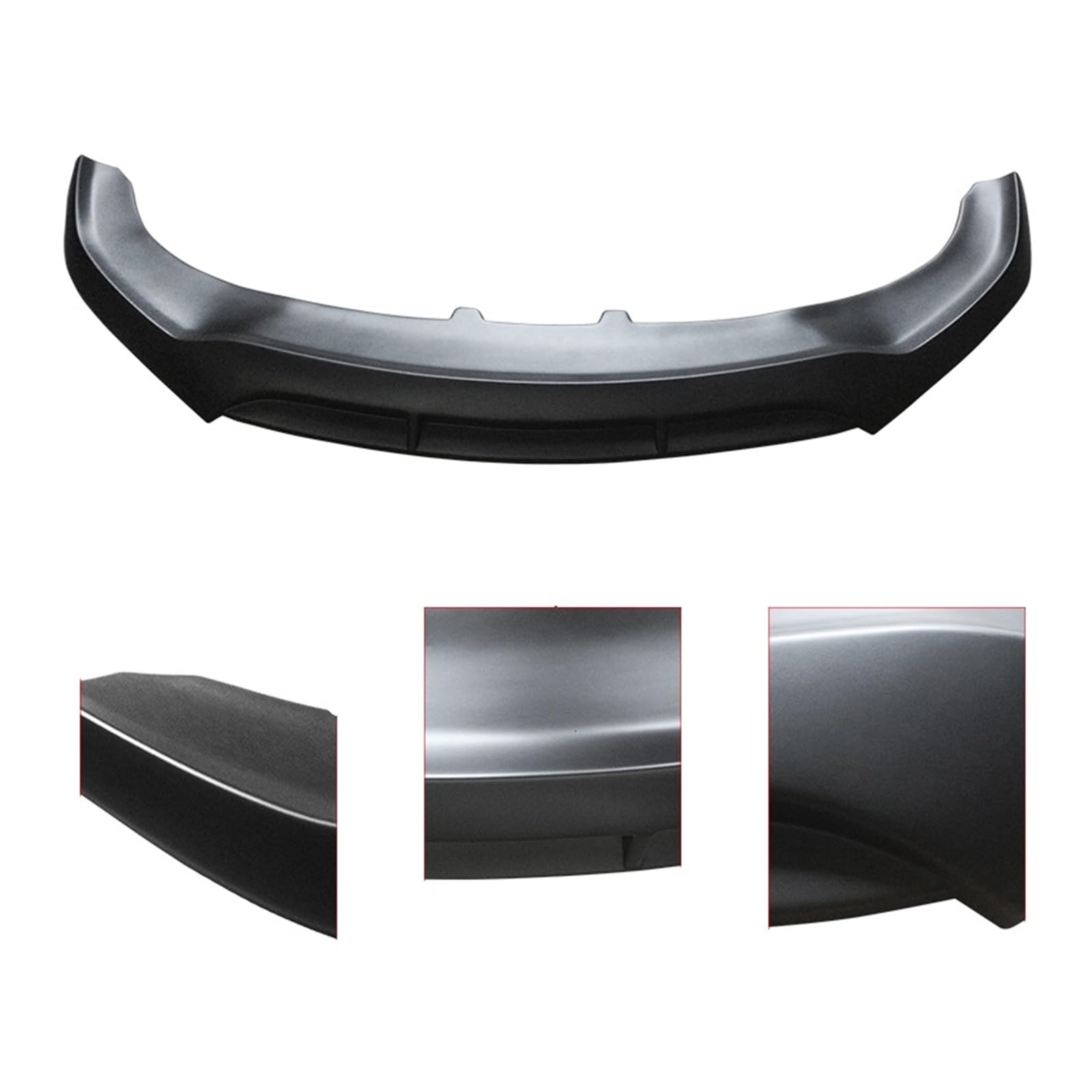 DDGHAE Frontstoßstange Kompatibel for Dodge Charger 2019-2022 Widebody Lip Splitter Stoßstange Körper Spoiler, Frontlippe(Matte Black) von DDGHAE