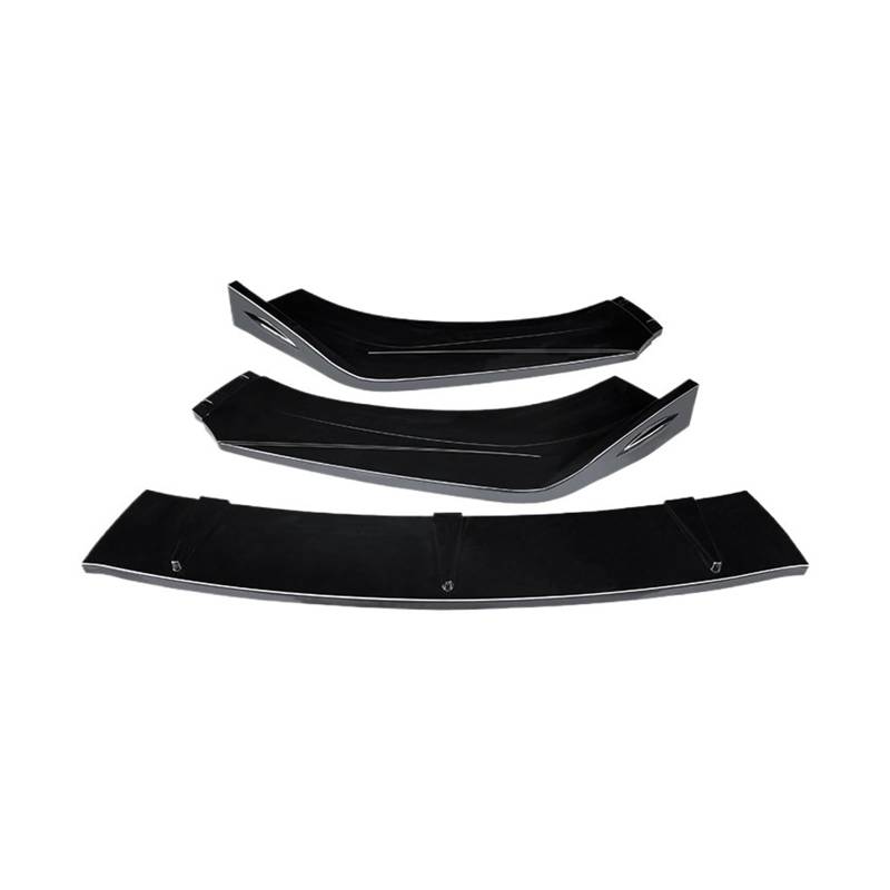 DDGHAE Frontstoßstange Kompatibel for Focus ST 2014 18 19 2021.3 Stück Autozubehör Splitter Lip Diffusor Spoiler Body Kit Schutzabdeckung(Gloss Black) von DDGHAE