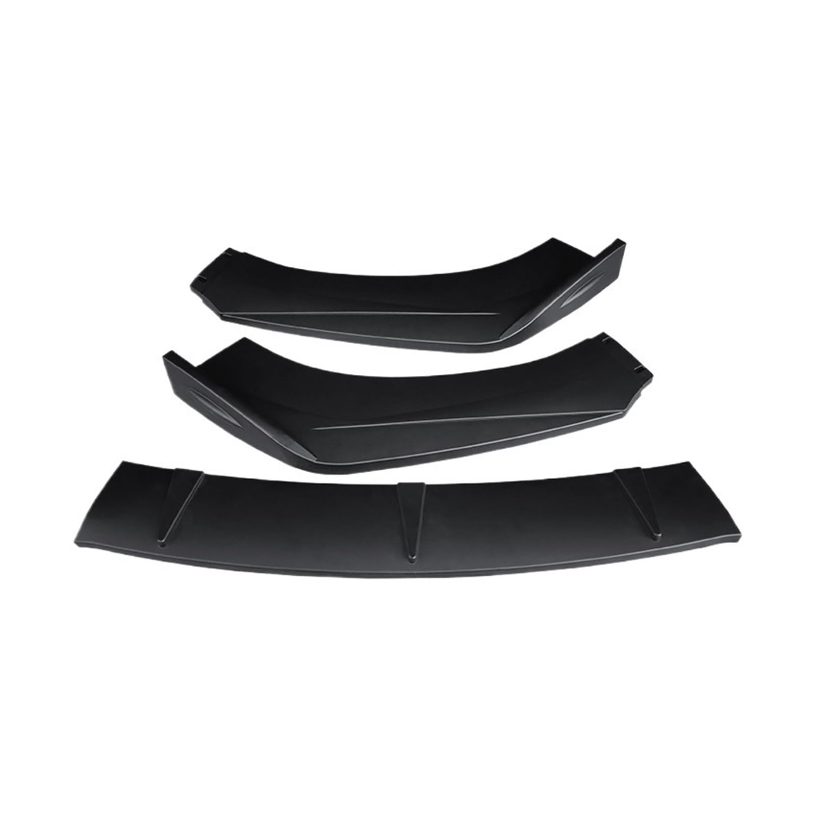 DDGHAE Frontstoßstange Kompatibel for Focus ST 2014 18 19 2021.3 Stück Autozubehör Splitter Lip Diffusor Spoiler Body Kit Schutzabdeckung(Matte Black) von DDGHAE