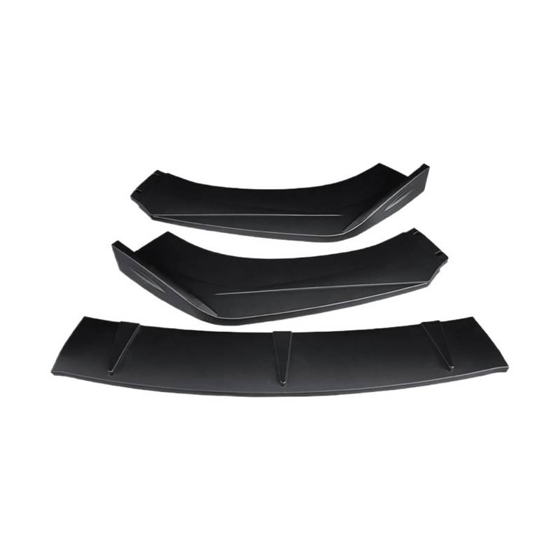 DDGHAE Frontstoßstange Kompatibel for Focus ST 2014 18 19 2021.3 Stück Autozubehör Splitter Lip Diffusor Spoiler Body Kit Schutzabdeckung(Matte Black) von DDGHAE