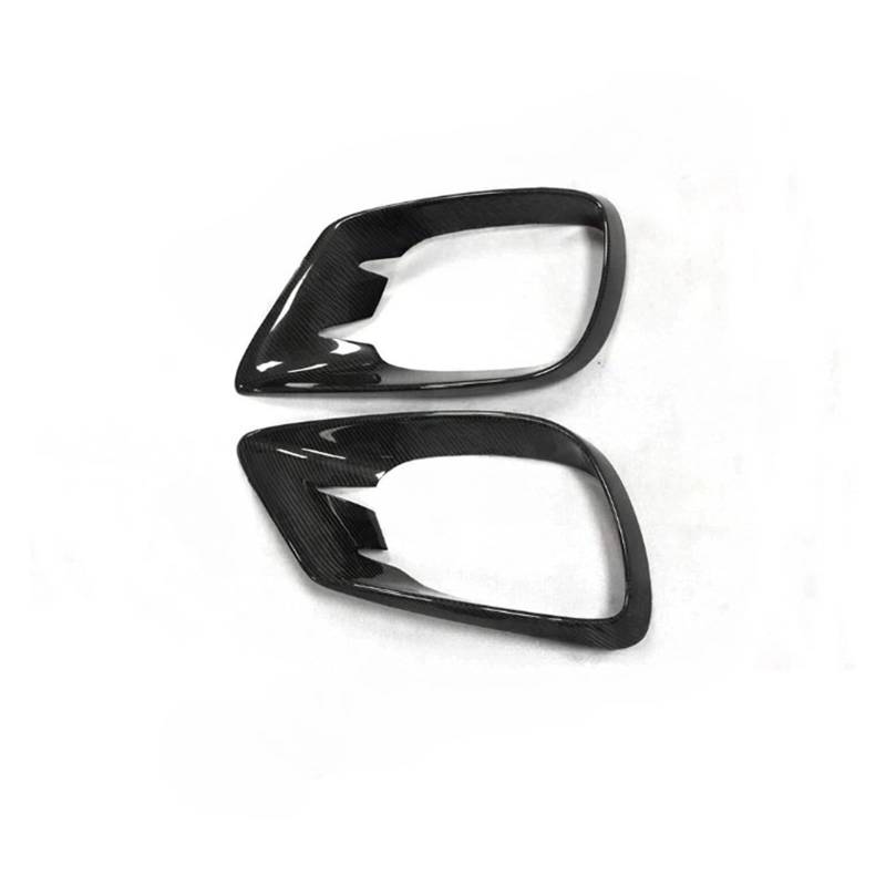 DDGHAE Frontstoßstange Kompatibel for Mercedes Benz E-Klasse C238 2017 2018-2019, for Sportcoupé Kohlefaser-Nebelscheinwerfer-Entlüftungsrahmen-Netzabdeckung(Wet Carbon Fiber) von DDGHAE