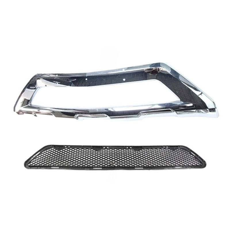 DDGHAE Frontstoßstange Kompatibel for Mercedes Benz GLK X204 W204 GLK350 GLK250 GLK300 A2048852022 A2048852722 Chrome Trim Grille Spoiler Diffusoren(Chrome And grill) von DDGHAE