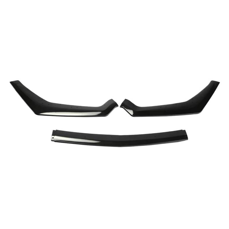 DDGHAE Frontstoßstange Kompatibel for Mustang GT 2018 2019 2020 2021 Lip Spoiler Seite Splitter Deflektor Körper Kit Wachen Auto Zubehör(Glossy Black) von DDGHAE