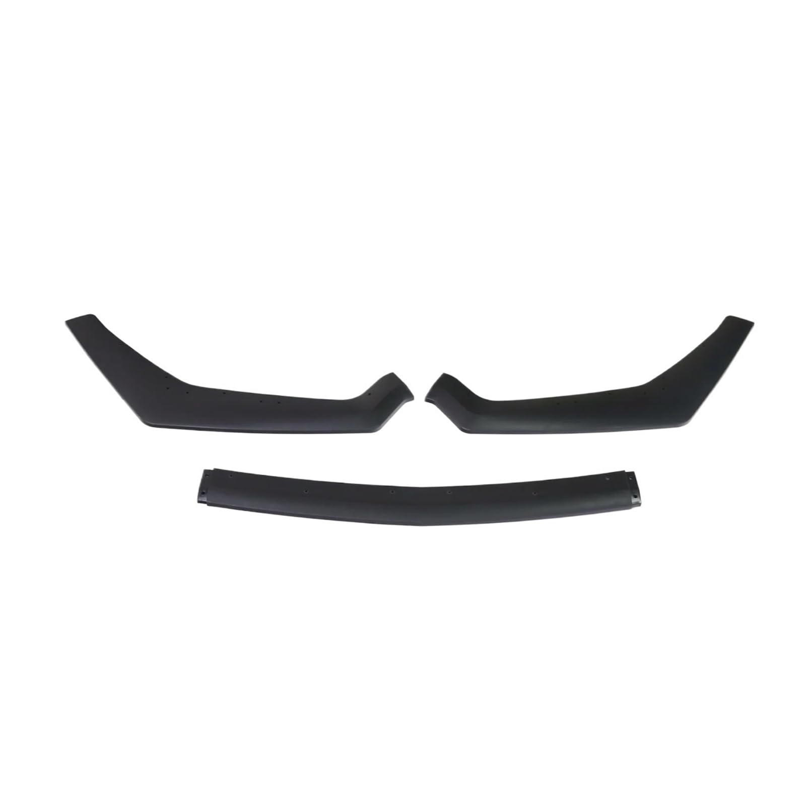 DDGHAE Frontstoßstange Kompatibel for Mustang GT 2018 2019 2020 2021 Lip Spoiler Seite Splitter Deflektor Körper Kit Wachen Auto Zubehör(Matte Black) von DDGHAE
