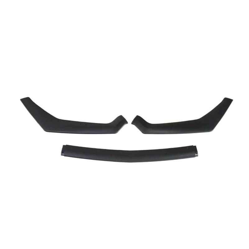 DDGHAE Frontstoßstange Kompatibel for Mustang GT 2018 2019 2020 2021 Lip Spoiler Seite Splitter Deflektor Körper Kit Wachen Auto Zubehör(Matte Black) von DDGHAE