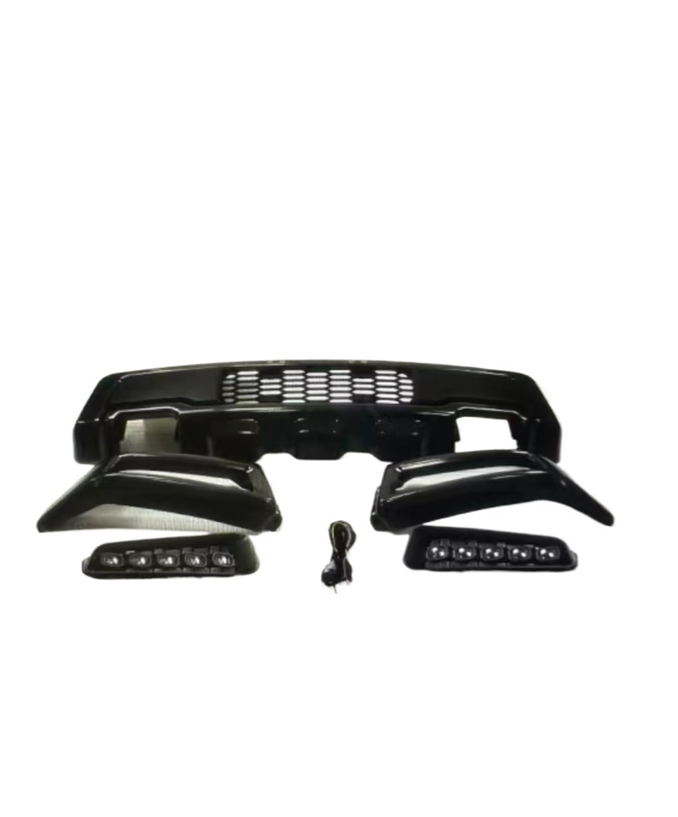 DDGHAE Frontstoßstange Kompatibel for Raptor F150 2009-2014 2021-2023 F150 Upgrade Raptor(09-14 black) von DDGHAE