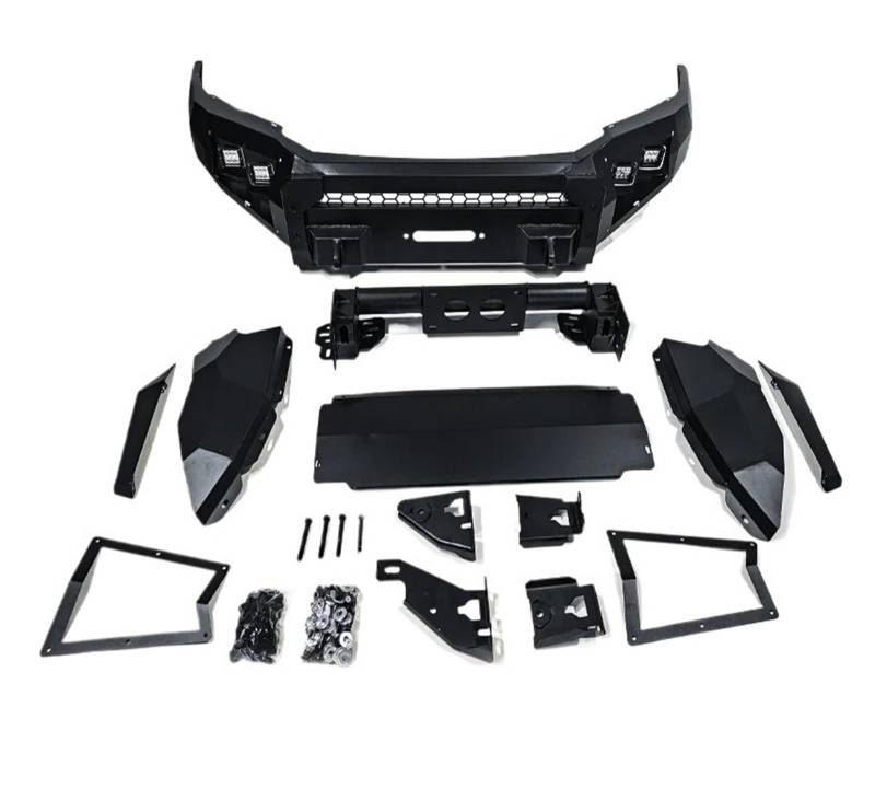DDGHAE Frontstoßstange Kompatibel for Tuner Kompatibel for Tacoma Fj Kompatibel for Cruiser/Tundra L200 Kompatibel for Dodge Ram, 4x4 Pick Up Stahl Bull Bar Auto Nudge Bar von DDGHAE