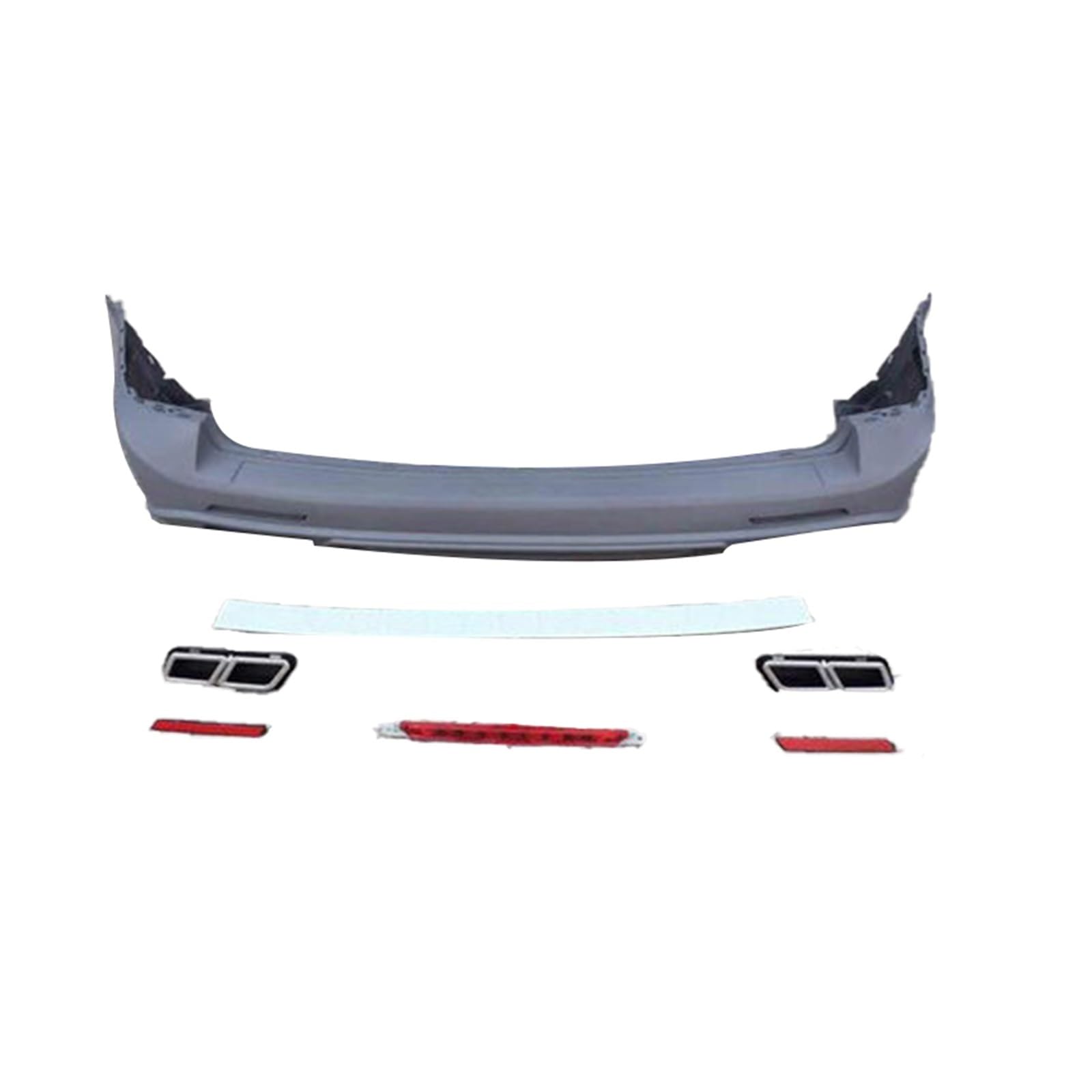 DDGHAE Frontstoßstange Kompatibel for VW Multivan T5 12-15 Surround Frontschaufel Heckspoiler Heckspoiler Spoilermaske Kühlergrill(5) von DDGHAE