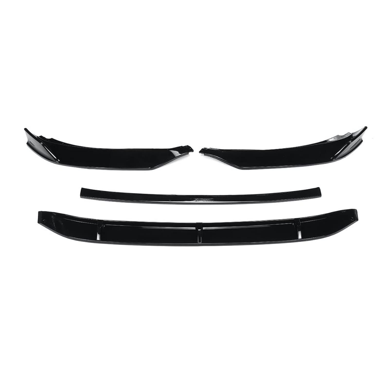 DDGHAE Frontstoßstange Kompatibel for VW Passat Variant 2017-2018 Autozubehör, B8 Lip Side Splitter Spoiler Body Kit Guards Protector(Gloss Black) von DDGHAE