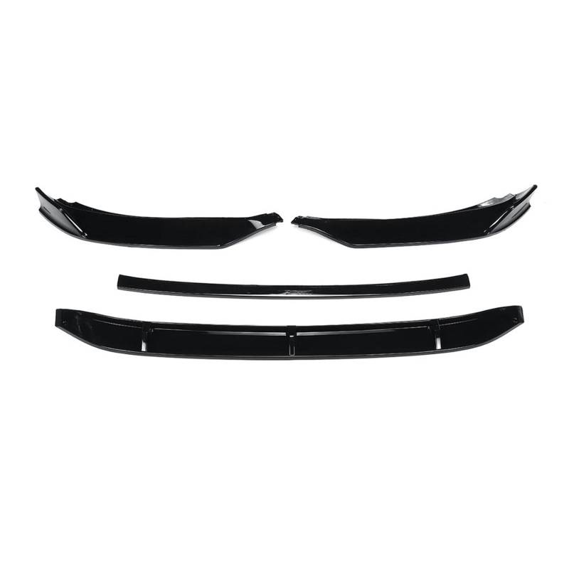 DDGHAE Frontstoßstange Kompatibel for VW Passat Variant 2017-2018 Autozubehör, B8 Lip Side Splitter Spoiler Body Kit Guards Protector(Gloss Black) von DDGHAE