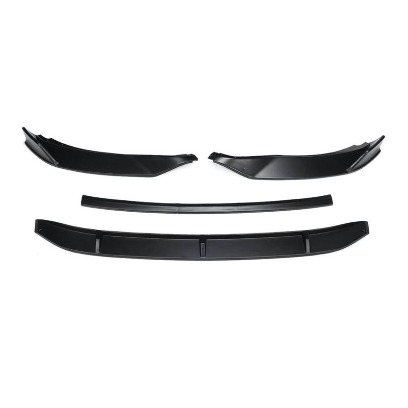 DDGHAE Frontstoßstange Kompatibel for VW Passat Variant 2017-2018 Autozubehör, B8 Lip Side Splitter Spoiler Body Kit Guards Protector(Matte Black) von DDGHAE