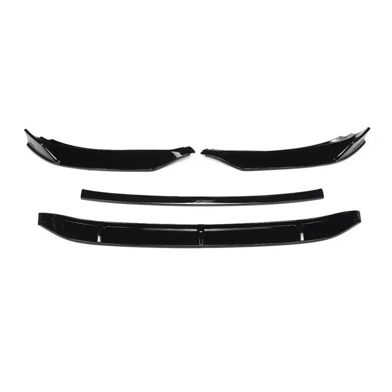 DDGHAE Frontstoßstange Kompatibel for VW Passat Variant B8 2017-2018 Auto-Styling Carbonfaser-Look Schwarz.Splitter Lip Spoiler Body Kit(Gloss Black) von DDGHAE