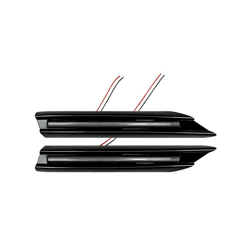 DDGHAE Frontstoßstange kompatibel for Mercedes-Benz C-Klasse W206 C200 C300 C43 AMG 2022+ Seitensplitterabdeckung Entlüftungsöffnung Tagfahrlicht Lampe(Running Light) von DDGHAE