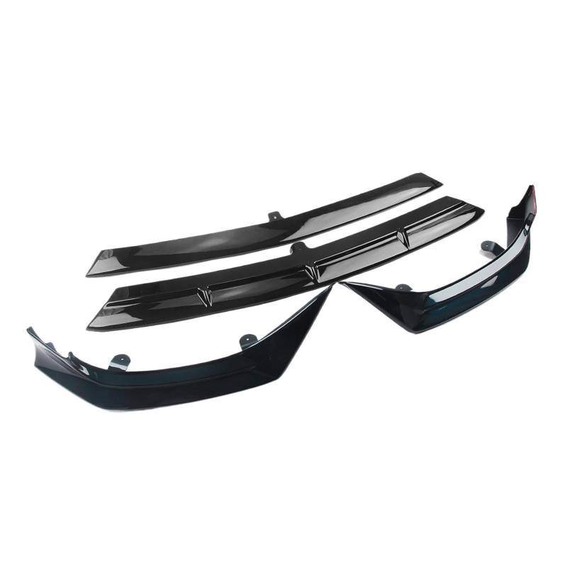 DDGHAE Frontstoßstange kompatibel for Mercedes Benz C-Klasse W206 Sport 2022–2023 C300, schwarz glänzende Spoilerlippe + Seitensplitter-Abdeckungssatz(Turquoise) von DDGHAE