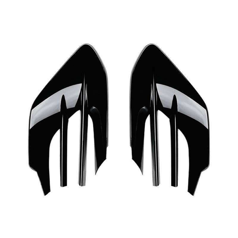 DDGHAE Frontstoßstange kompatibel for Mercedes Benz GLE-Klasse W167 C167 2024 + GLE450 GLE53 AMG Nebelscheinwerfer-Kühlergrill-Abdeckungsrahmen-Karosserie-Kits, Schwarz glänzend(Gloss Black) von DDGHAE