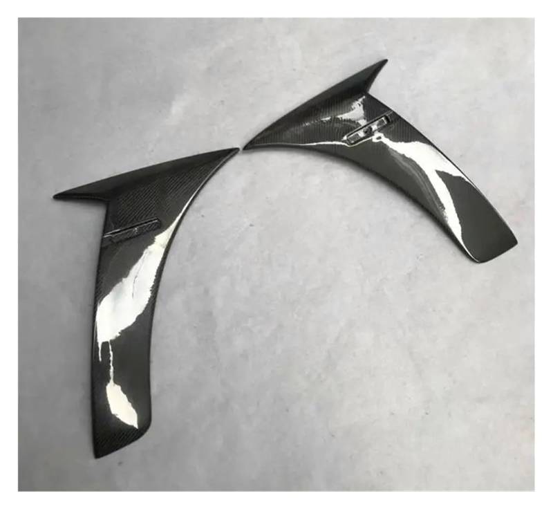 DDGHAE Frontstoßstange kompatibel for Mercedes Benz W222 S-Klasse S63 S350 S400 S500 S600 AMG, Lippensplitter aus Echtkohlefaser, Nebelscheinwerfer-Entlüftungsabdeckung(Fender) von DDGHAE