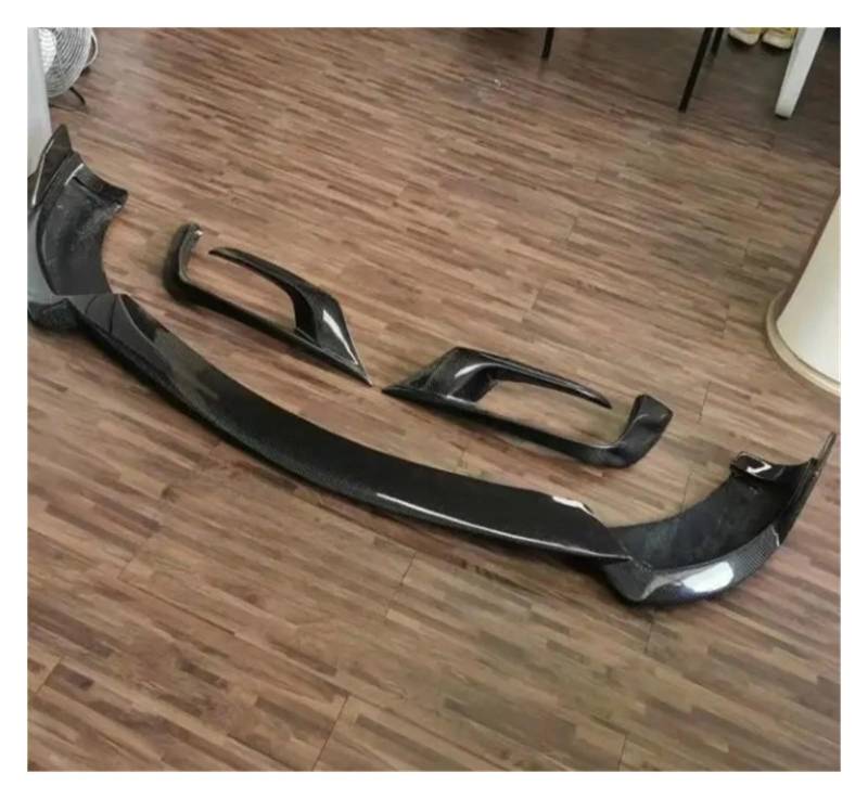 DDGHAE Frontstoßstange kompatibel for Mercedes Benz W222 S-Klasse S63 S350 S400 S500 S600 AMG, Lippensplitter aus Echtkohlefaser, Nebelscheinwerfer-Entlüftungsabdeckung(Lip Vent Air Cover) von DDGHAE