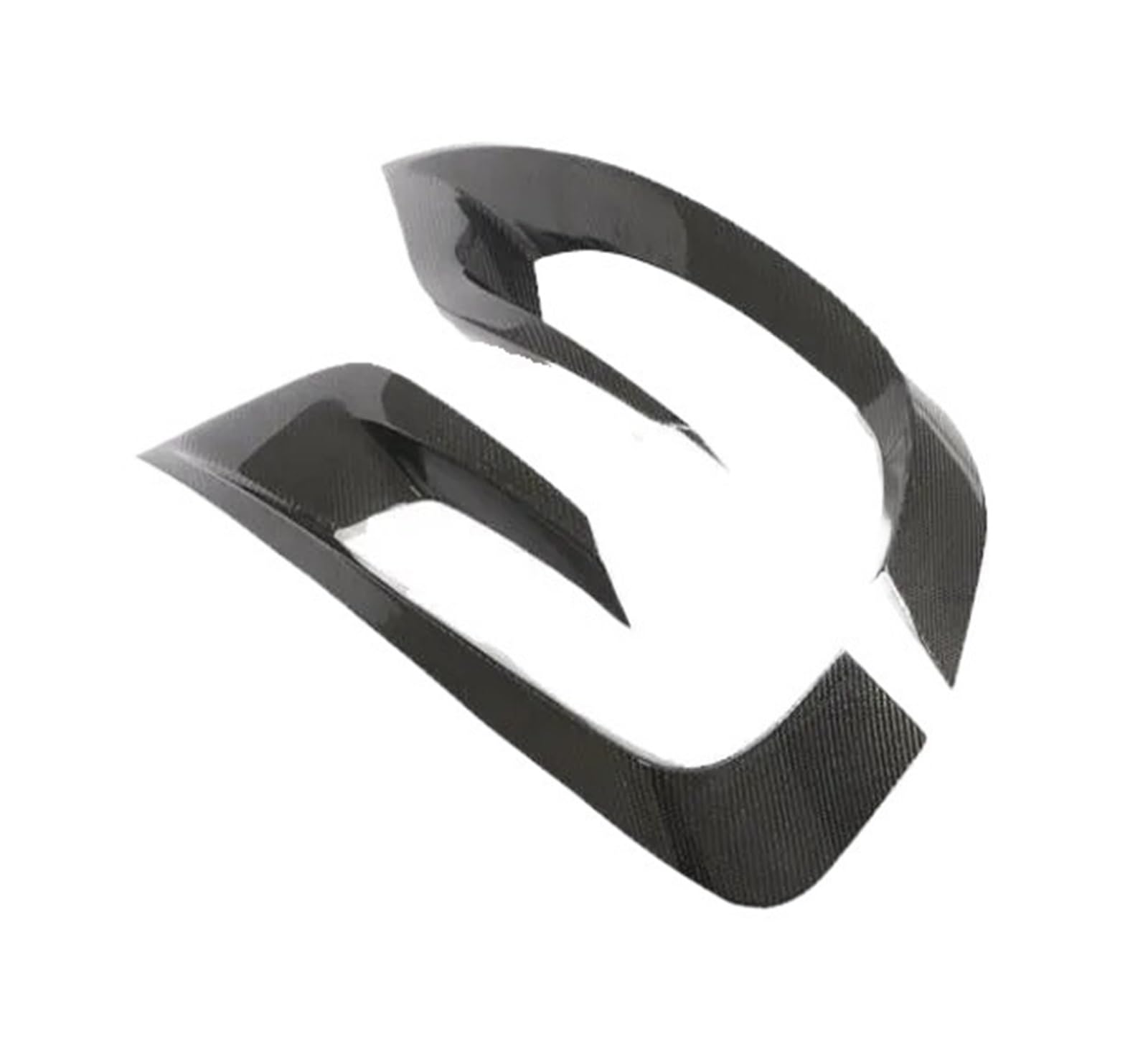 DDGHAE Frontstoßstange kompatibel for Mercedes Benz W222 S-Klasse S63 S350 S400 S500 S600 AMG, Lippensplitter aus Echtkohlefaser, Nebelscheinwerfer-Entlüftungsabdeckung(Vent Air Cover) von DDGHAE