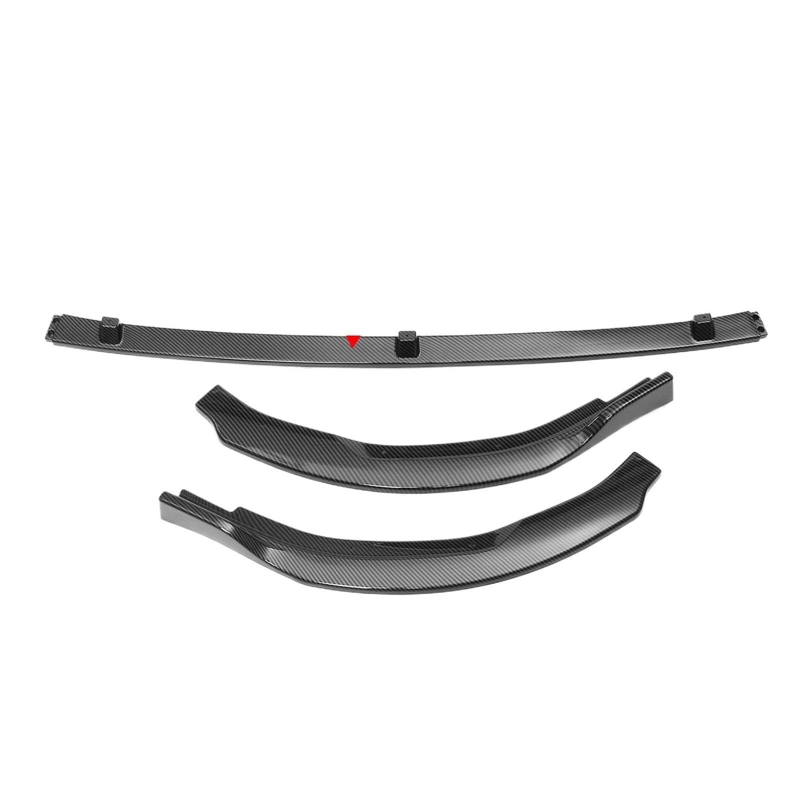 DDGHAE Frontstoßstange kompatibel for Toyota Camry SE XSE 2018 2019 2020 Sport Spoiler Seitensplitter Diffusor Guards Body Kit Autozubehör(Carbon Fiber Look) von DDGHAE