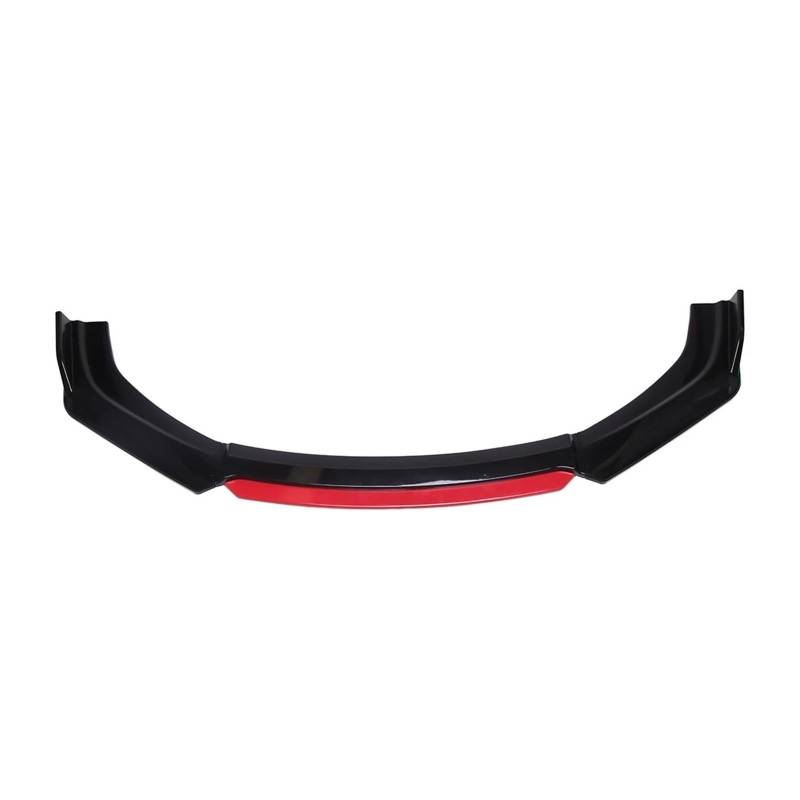 DDGHAE Frontstoßstange kompatibel for Zierleistenschutz, Spoiler, Luftdamm, Lippe, Auto-Kinnspoiler, Splitter, Diffusor, Karosserie(Gloss Black and Red) von DDGHAE