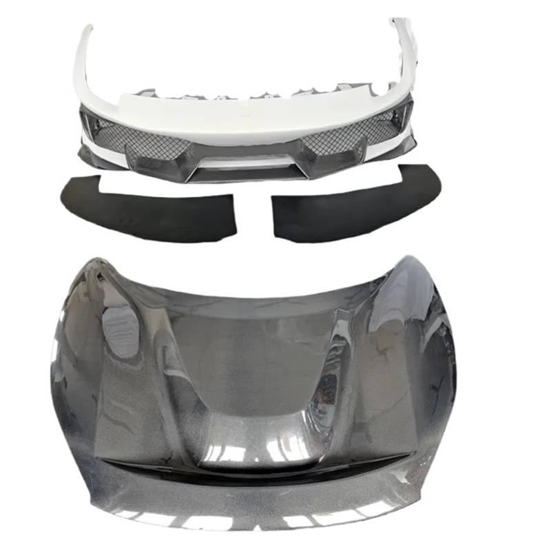 DDGHAE Frontstoßstangenhauben-Bodykit Kompatibel mit Ferrari 488 GTB-Modifikation und -Upgrade im Pista-Stil von DDGHAE