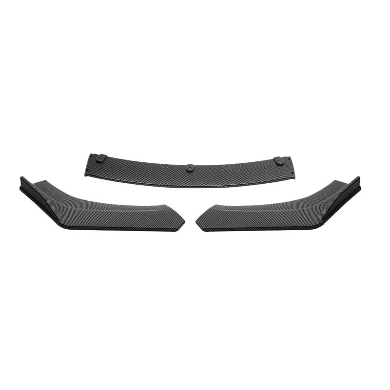 DDGHAE Frontstoßstangensplitter Kompatibel for Focus 2012 2013-2014 Lip Chin Spoiler Body Kit Auto-Splitter Diffusor Lip Trim Schutz Air Dam(Carbon Fiber look) von DDGHAE