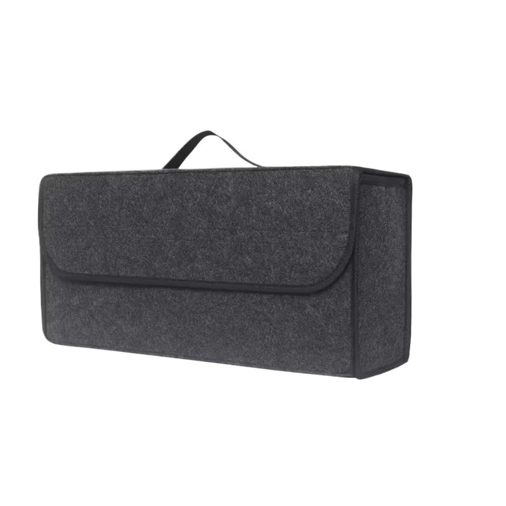 DDGHAE Große, rutschfeste Kofferraum-Organizertasche mit Fächern | Aufbewahrungsbox aus weichem Filz | Wasserabweisendes und langlebiges Autozubehör(2pcs) von DDGHAE