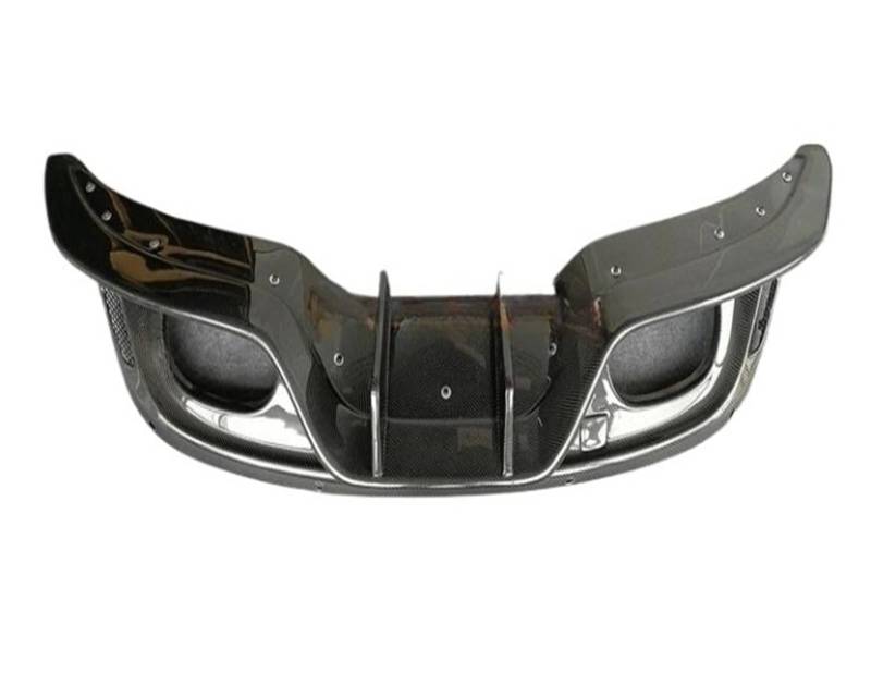 DDGHAE HECKSTOßSTANGE Kompatibel for Jaguar F-TYPE FTYPE 2014 2015 2016 2017 2018 2019 2020 2021, ECHT CARBON FIBER KOFFERRAUM LIP SPOILER DIFFUSOR von DDGHAE