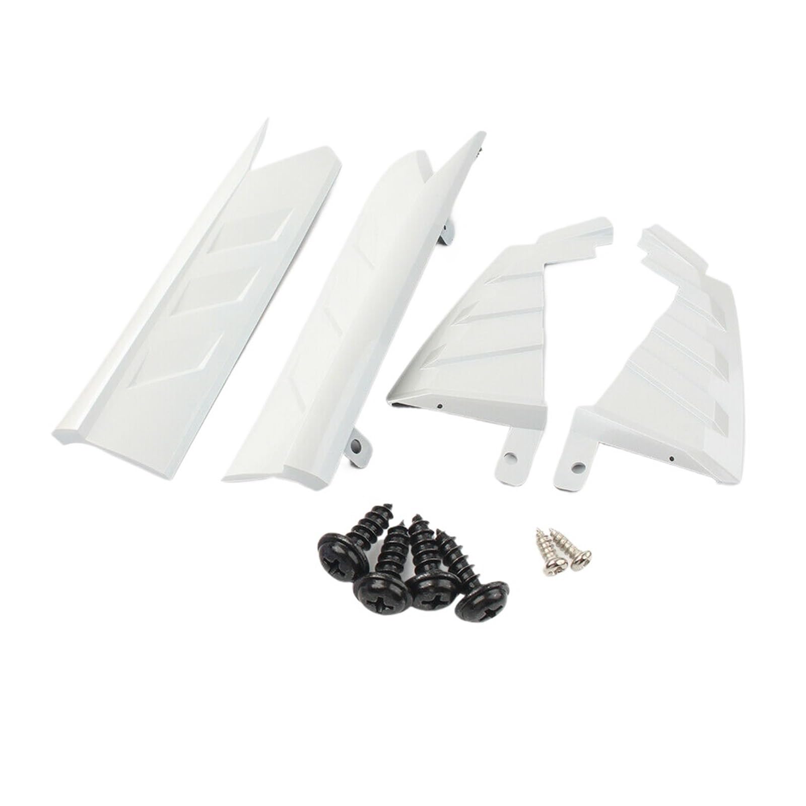 DDGHAE Heckstoßstange Kompatibel for Accord 10th 2018 2019 2020 2021 Schwarzer Autodiffusorschutz Canards Ecklippenspoiler, Seitensplitterabdeckung(WHITE) von DDGHAE
