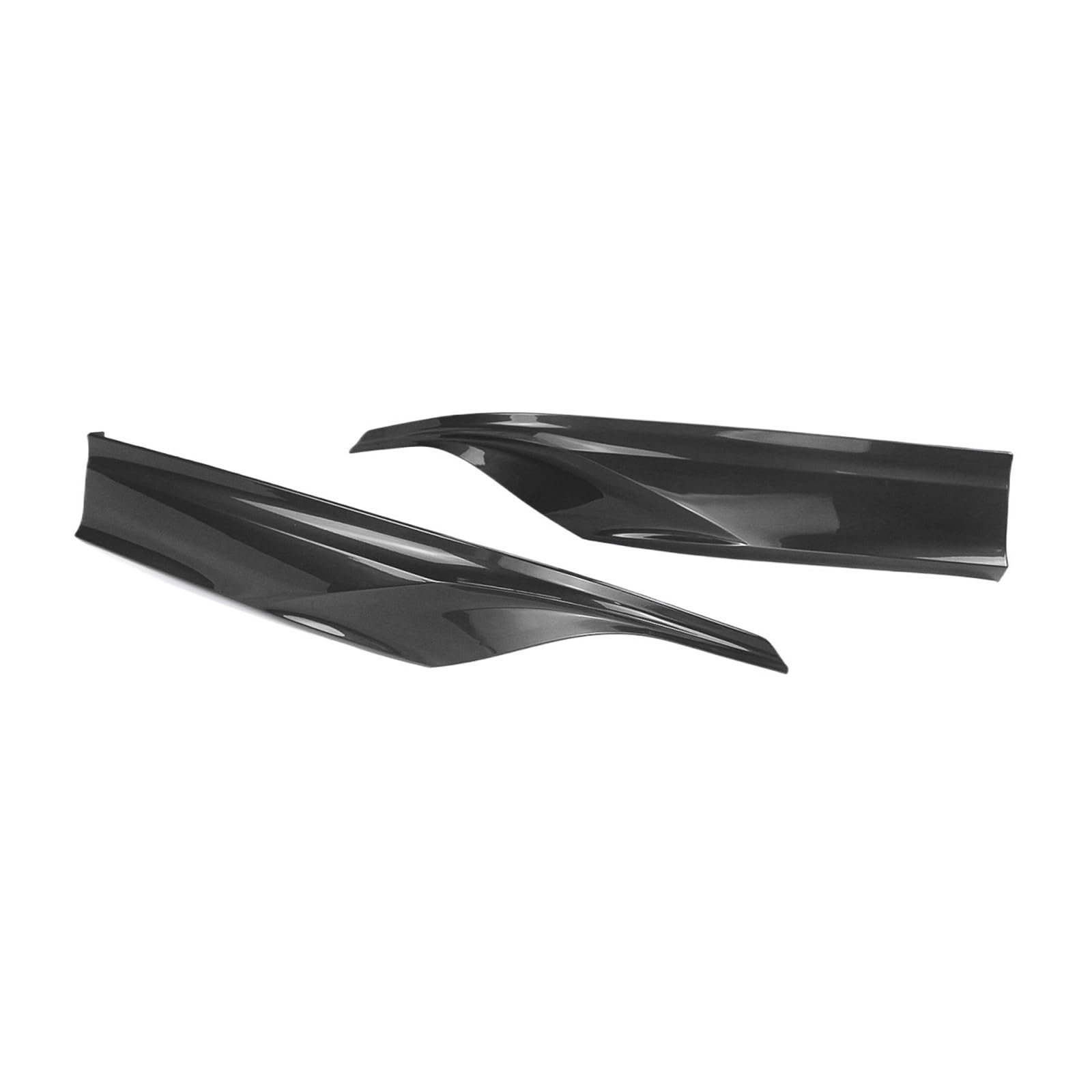 DDGHAE Heckstoßstange Kompatibel for Accord 2018-2022 Blauer Seitensplitter Auto Unterer Diffusor Abdeckung Lippenspoiler Canard Guard Eckverkleidung(Black) von DDGHAE