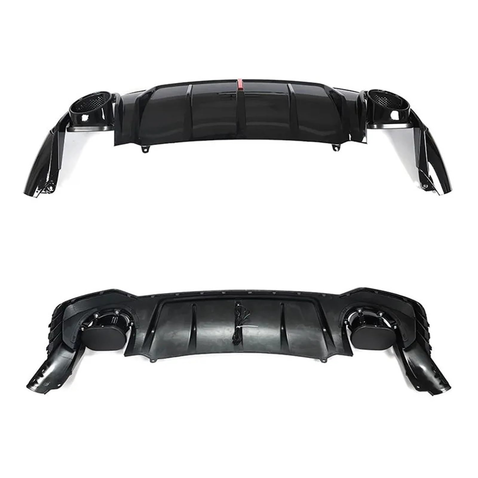 DDGHAE Heckstoßstange Kompatibel for Audi Q3 Sport 2021 2022 Auto Hecklippendiffusorschutz PP Schwarz, Diffusorlippenspoiler Mit Auspuffspitzen DDGHAE Heckstoßstange Kompatibel for Audi Q3 Sport 2021 2022 Auto Hecklippendiffusorschutz PP Schwarz, Diffusorlippenspoiler Mit Auspuffspitzen von DDGHAE